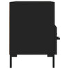 Schwarzes TV-Möbel Ivascu 80x36x50cm (Holz)