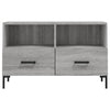 Graues TV-Möbel Ivascu 80x36x50cm (Holz)