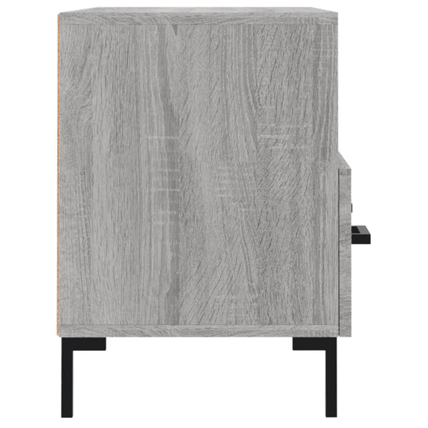 Graues TV-Möbel Ivascu 80x36x50cm (Holz)