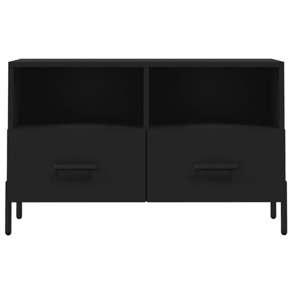 Schwarzer TV-Schrank Drdp 80x36x50cm (Holz)