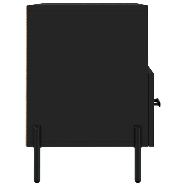 Schwarzer TV-Schrank Drdp 80x36x50cm (Holz)