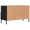 Schwarzer TV-Schrank Drdp 80x36x50cm (Holz)