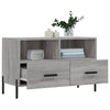 Graues TV-Möbel Drdp 80x36x50cm (Holz)