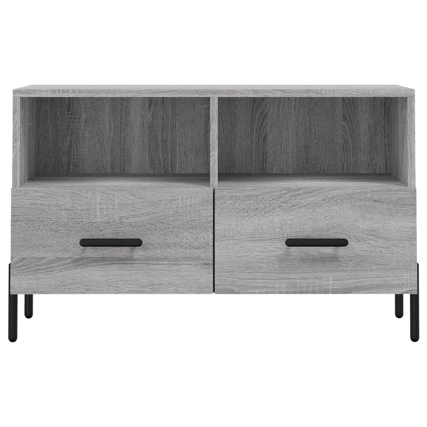 Graues TV-Möbel Drdp 80x36x50cm (Holz)