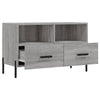 Graues TV-Möbel Drdp 80x36x50cm (Holz)