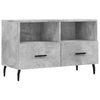 Betongrauer TV-Schrank Hergane 80x36x50cm (Holz)