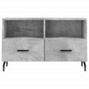 Betongrauer TV-Schrank Hergane 80x36x50cm (Holz)