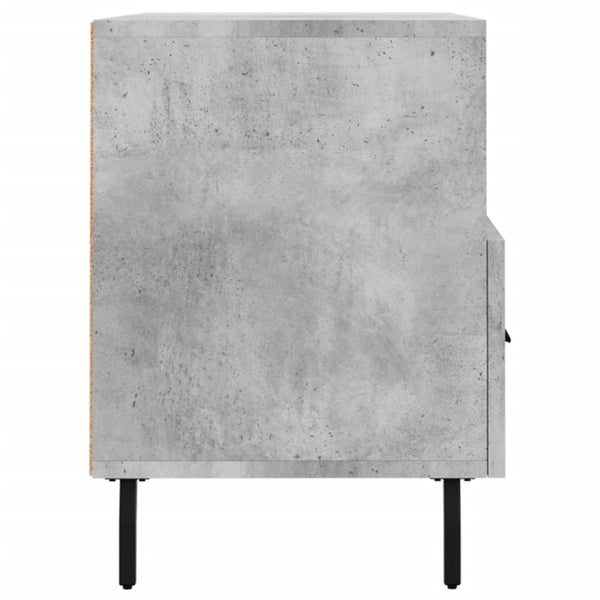 Betongrauer TV-Schrank Hergane 80x36x50cm (Holz)