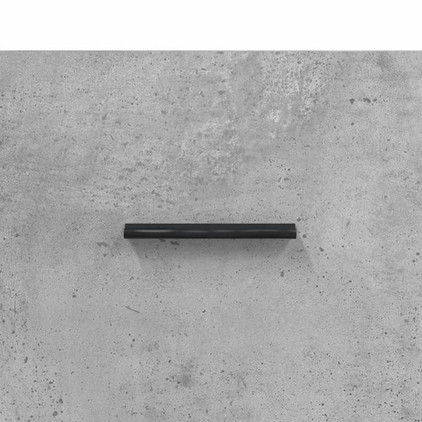Betongrauer TV-Schrank Hergane 80x36x50cm (Holz)