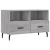 Graues TV-Möbel Hergane 80x36x50cm (Holz)