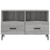 Graues TV-Möbel Hergane 80x36x50cm (Holz)