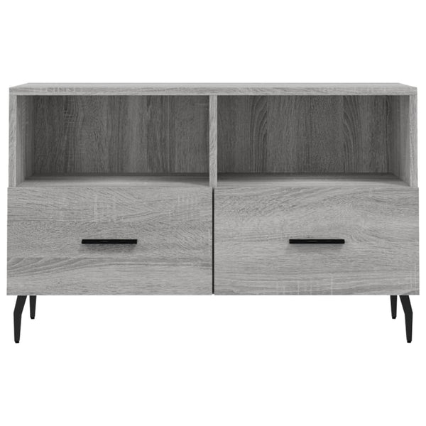 Graues TV-Möbel Hergane 80x36x50cm (Holz)