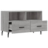 Graues TV-Möbel Hergane 80x36x50cm (Holz)