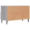 Graues TV-Möbel Hergane 80x36x50cm (Holz)