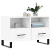 Weißer TV-Unterschrank Azarie 80x36x50cm (Holz)