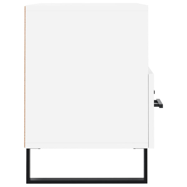 Weißer TV-Unterschrank Azarie 80x36x50cm (Holz)