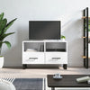 Weißer TV-Unterschrank Azarie 80x36x50cm (Holz)