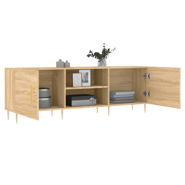 TV-Möbel Cireana aus Sonoma-Eiche 150x30x50cm (Holz)