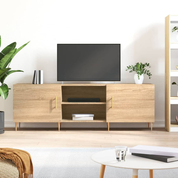 TV-Möbel Cireana aus Sonoma-Eiche 150x30x50cm (Holz)