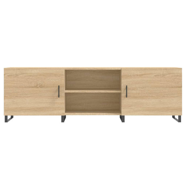 TV-Lowboard Egeto Sonoma Eiche 150x30x50cm (Holz)