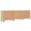 TV-Lowboard Egeto Sonoma Eiche 150x30x50cm (Holz)