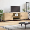 TV-Lowboard Egeto Sonoma Eiche 150x30x50cm (Holz)