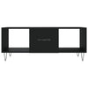 Schwarzer Couchtisch Teleajenului 102x50x40cm (Holz)