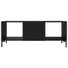 Schwarzer Couchtisch Ielinca 102x50x40cm (Holz)