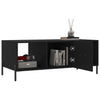 Schwarzer Couchtisch Ursula 102x50x40cm (Holz)