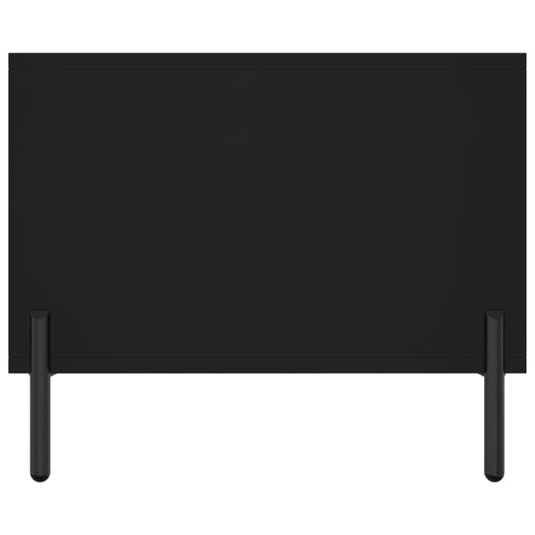 Schwarzer Couchtisch Ursula 102x50x40cm (Holz)
