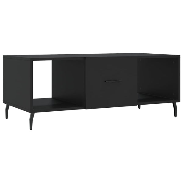Schwarzer Couchtisch Dickie 102x50x40cm (Holz)