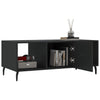 Schwarzer Couchtisch Dickie 102x50x40cm (Holz)