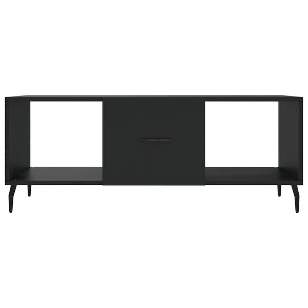 Schwarzer Couchtisch Dickie 102x50x40cm (Holz)
