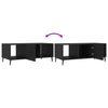 Schwarzer Couchtisch Dickie 102x50x40cm (Holz)