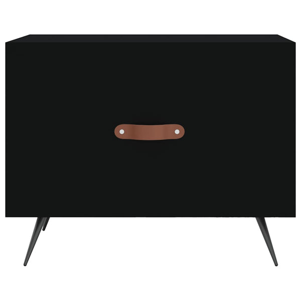 Couchtisch Benoni 50x50x40cm (Holz), schwarz