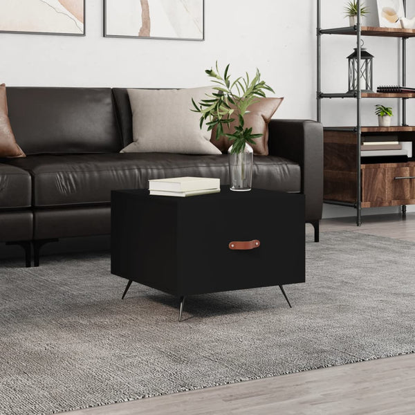 Couchtisch Benoni 50x50x40cm (Holz), schwarz