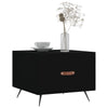 Schwarze Couchtische Benoni 50x50x40cm (2 Stück Holz)