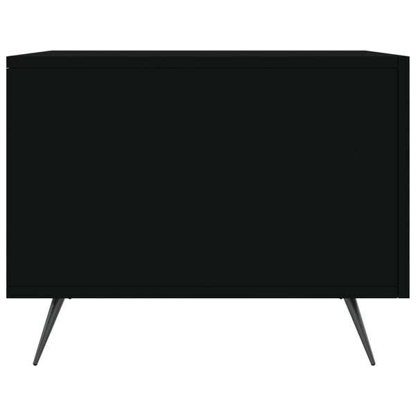 Schwarze Couchtische Benoni 50x50x40cm (2 Stück Holz)