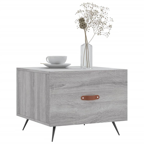 Grauer Couchtisch Benoni 50x50x40cm (Holz)