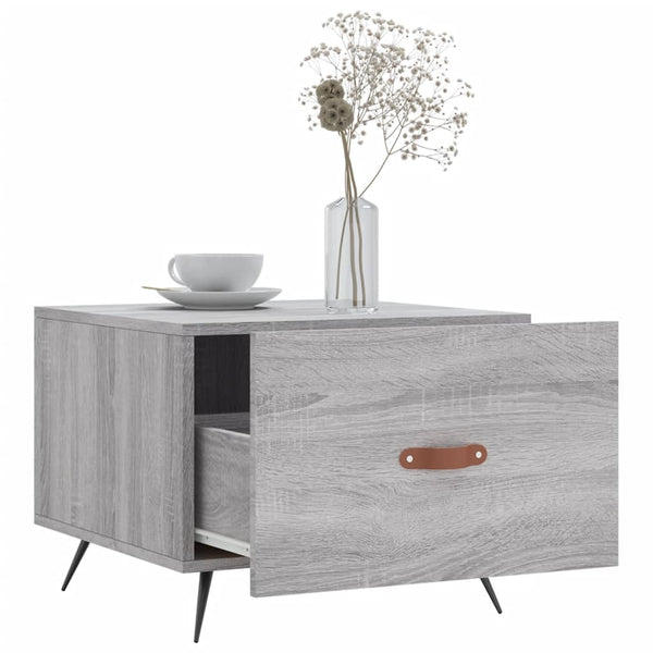 Grauer Couchtisch Benoni 50x50x40cm (Holz)