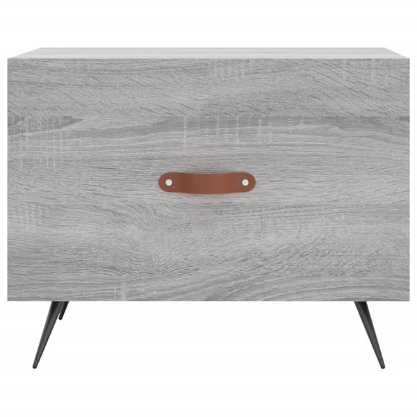 Grauer Couchtisch Benoni 50x50x40cm (Holz)