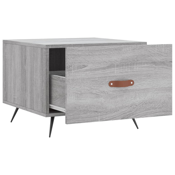 Grauer Couchtisch Benoni 50x50x40cm (Holz)