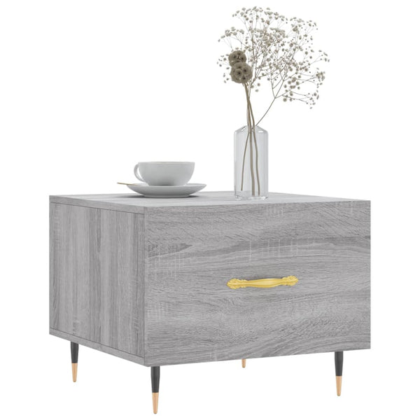Graue Couchtische Gatie 50x50x40cm (2 Stück Sonoma-Holz)