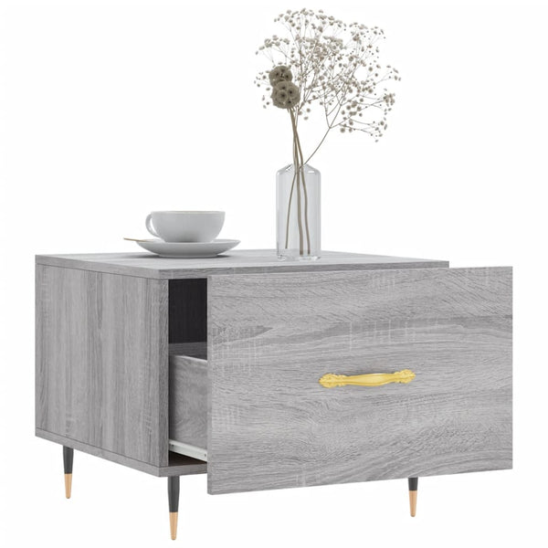 Graue Couchtische Gatie 50x50x40cm (2 Stück Sonoma-Holz)