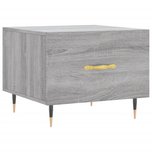 Graue Couchtische Gatie 50x50x40cm (2 Stück Sonoma-Holz)