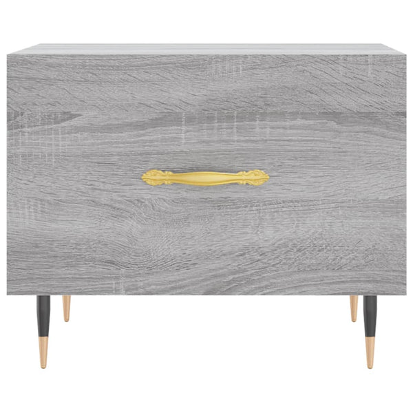 Graue Couchtische Gatie 50x50x40cm (2 Stück Sonoma-Holz)
