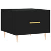 Schwarzer Couchtisch Ionus 50x50x40cm (Holz)