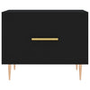 Schwarzer Couchtisch Ionus 50x50x40cm (Holz)