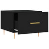 Schwarzer Couchtisch Ionus 50x50x40cm (Holz)