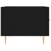 Schwarzer Couchtisch Ionus 50x50x40cm (Holz)